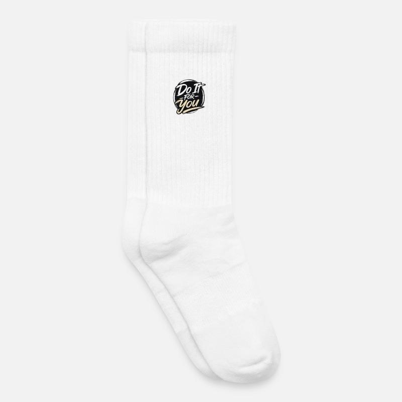 Do it for you - Kids Tennis Socks - white