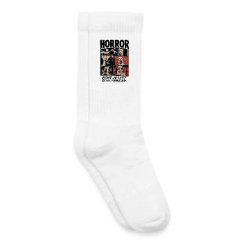 Horror Llama Movie Night - Kinder Tennissocken - Weiß - Rechts