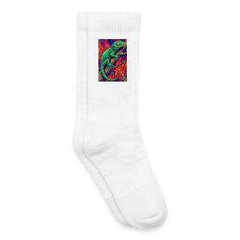 Gecko - Kinder Tennissocken - Weiß - Rechts