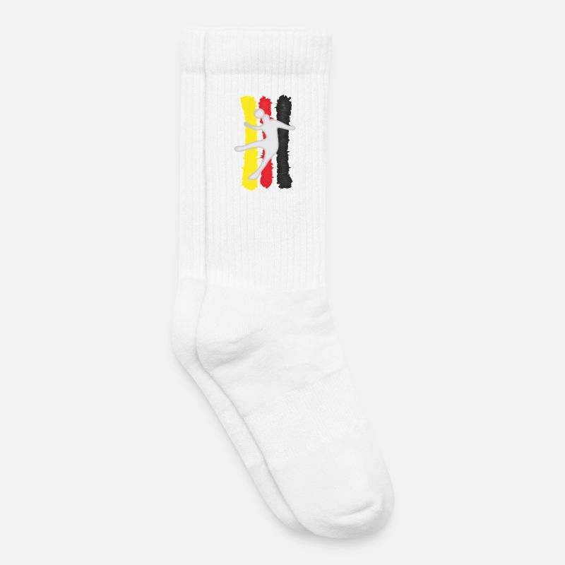 Fußball Logo - Kinder Tennissocken - Weiß