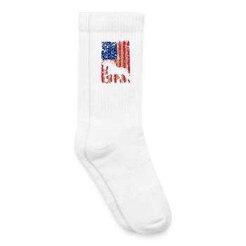 Tenue de Percheron Propriétaire de chevaux Équitation Équitation - Chaussettes de tennis bio enfant - blanc - Droite