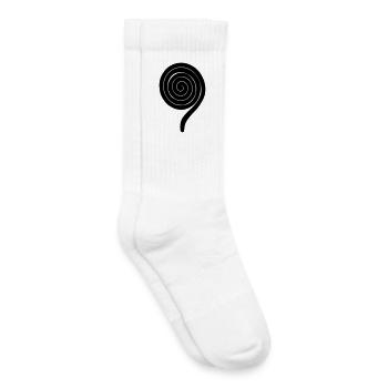 Neun 9. Geburtstag - Kinder Tennissocken - Weiß - Rechts
