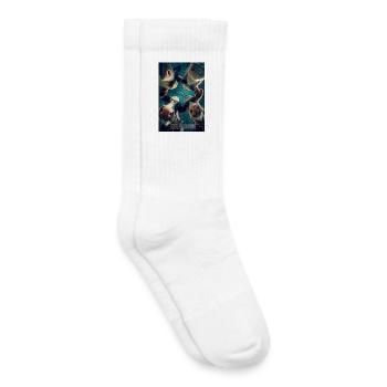 Troupeau Cosmic Sunglass - Chaussettes de tennis bio enfant - blanc - Droite