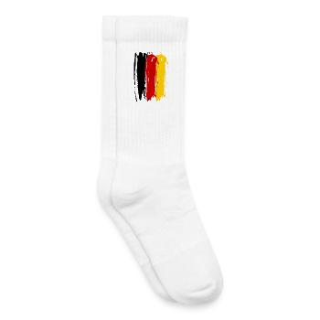 DEUTSCHLAND GERMANY EUROPA DEUTSCHE SPORT FAN - Kinder Tennissocken - Weiß - Rechts