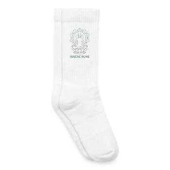 Innere Ruhe Lotus Meditation - Kinder Tennissocken - Weiß - Rechts