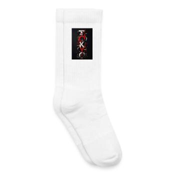 Tokyo Neon Identity Vertical - Chaussettes de tennis bio enfant - blanc - Droite