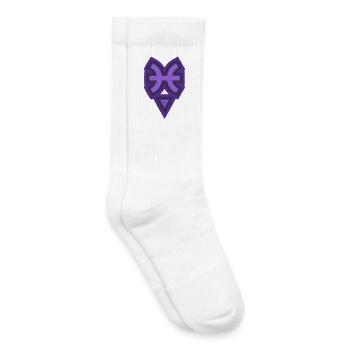 Zodiac Tribal Pisces and Water - Kids Tennis Socks - white - Right