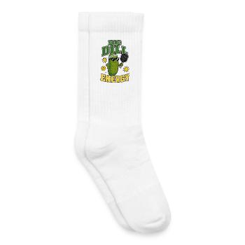Big Dill Energy Pickleball - Kids Tennis Socks - white - Right