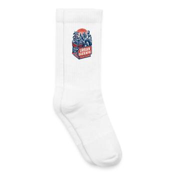 Urban Gardening Ask Me Anything about it - Kids Tennis Socks - white - Right