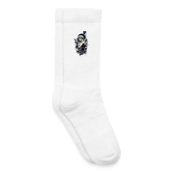 Aesthetic Piano Art  - Kids Tennis Socks - white - Right