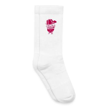 Hip Hopper Owl - Kids Tennis Socks - white - Right