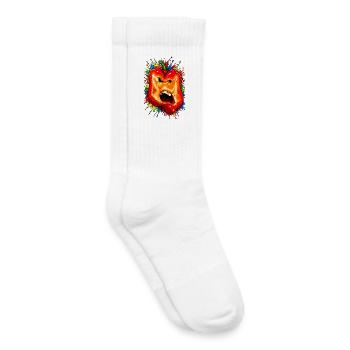 Pepper Cartoon - Kids Tennis Socks - white - Right