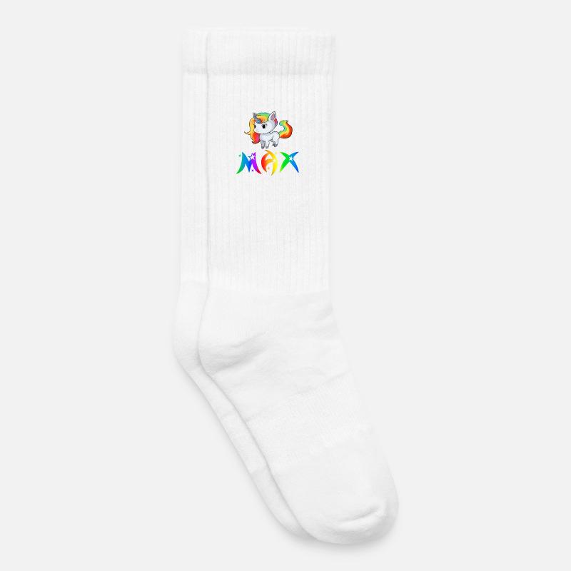 Einhorn Max - Kinder Tennissocken - Weiß