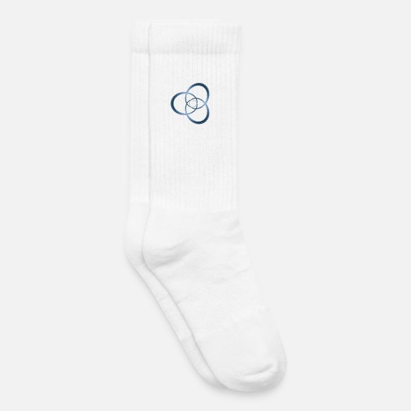 Atom - Cellular five - Kinder Tennissocken - Weiß