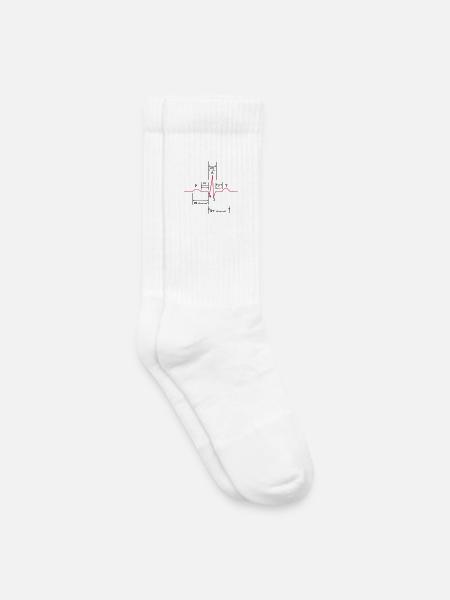 ECG - Kinder Tennissocken - Weiß