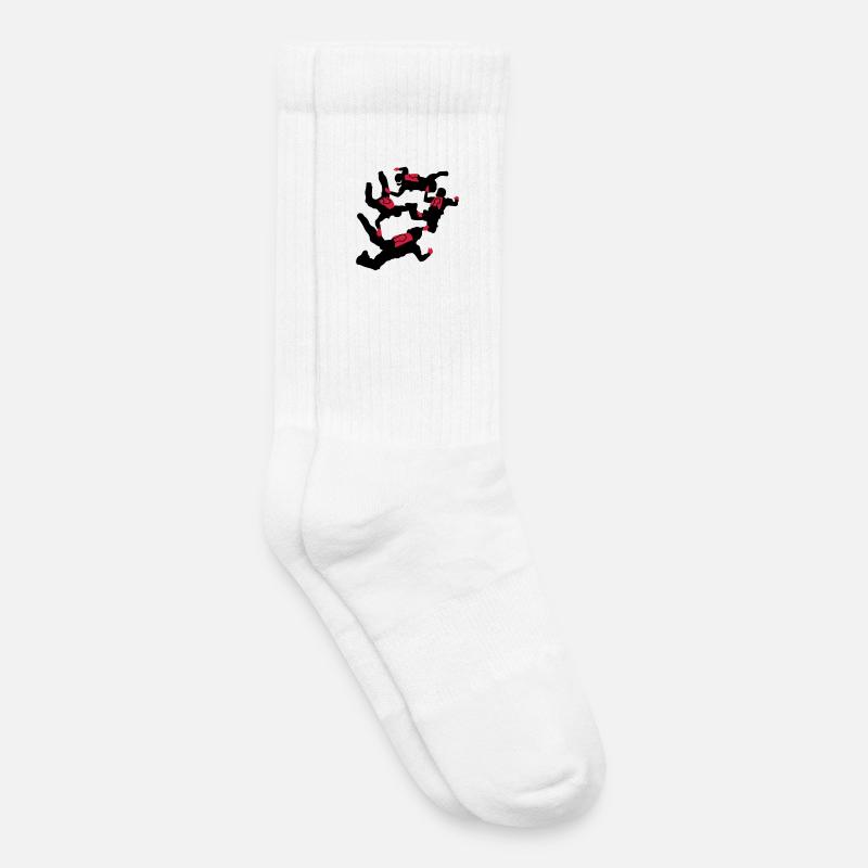 skydive - Kinder Tennissocken - Weiß