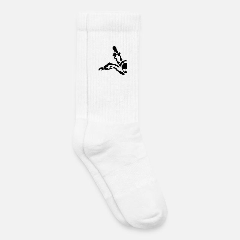 skydive - Kids Tennis Socks - white