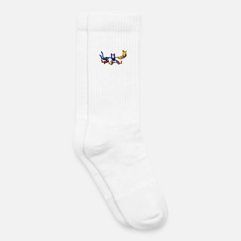 skydivers - Kinder Tennissocken - Weiß