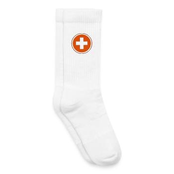 swisscross Swiss Cross white red - Kids Tennis Socks - white - Right