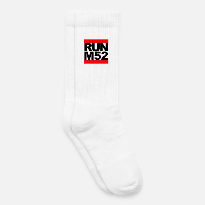 RUN M52 - Kinder Tennissocken - Weiß