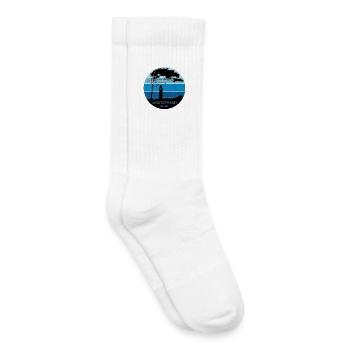 Ostsee, Darss, Weststrand - Kinder Tennissocken - Weiß - Rechts