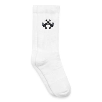 Poids de musculation Bodybuilder poids poids - Chaussettes de tennis bio enfant - blanc - Droite
