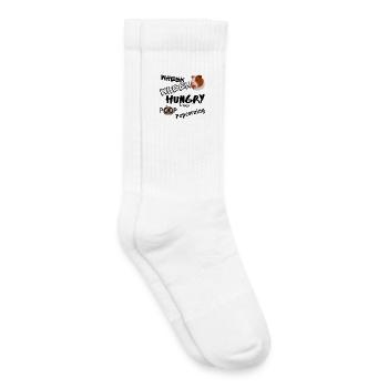 Frohes Meerschweinchen-Geschenk - Kinder Tennissocken - Weiß - Rechts