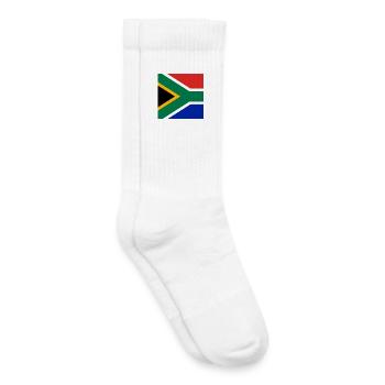 South Africa Flag - Kids Tennis Socks - white - Right
