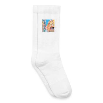Holiday fever - Croatia - Kids Tennis Socks - white - Right