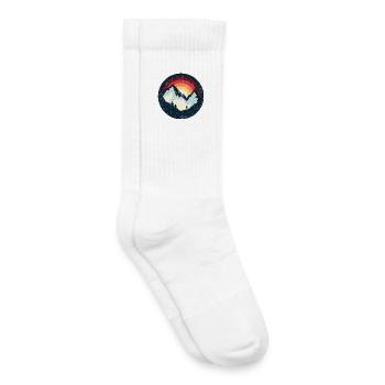 Sunset Ridge Mountain Ride - Kids Tennis Socks - white - Right
