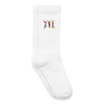 Les meilleurs amis pour Toujours Amie Buddy - Chaussettes de tennis bio enfant - blanc - Droite