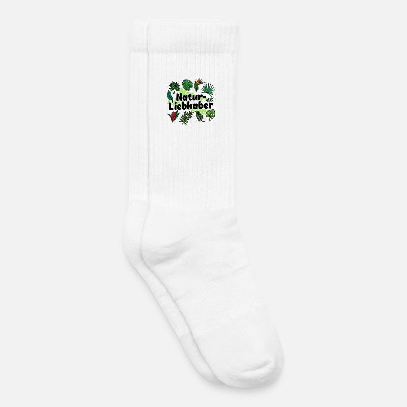 Statement Mutter Natur - Kinder Tennissocken - Weiß