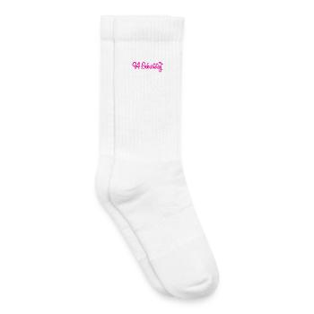 94 Geburtstag Gästebuch 94 Jahre Geschenk - Kinder Tennissocken - Weiß - Rechts
