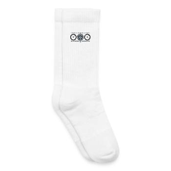 Räder Kurbel Fahrrad - Kinder Tennissocken - Weiß - Rechts