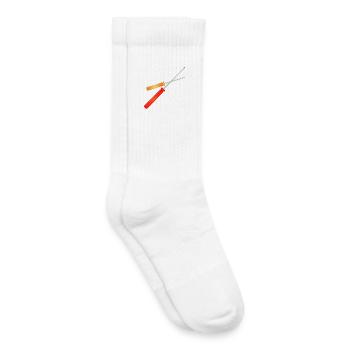 deux tournevis pour la boîte à outils - Chaussettes de tennis bio enfant - blanc - Droite