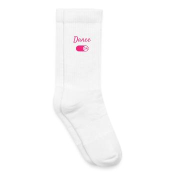 Danse rythmique - Chaussettes de tennis bio enfant - blanc - Droite