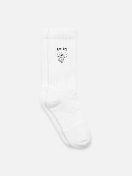 Aries Sternzeichen Widder - Kinder Tennissocken - Weiß