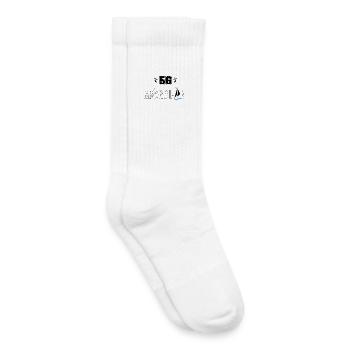 Morbihan - Chaussettes de tennis bio enfant - blanc - Droite