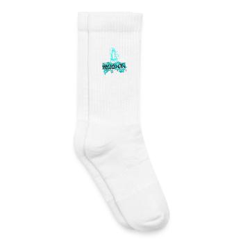 Usedom Leuchtturm Design / Geschenkidee - Kinder Tennissocken - Weiß - Rechts
