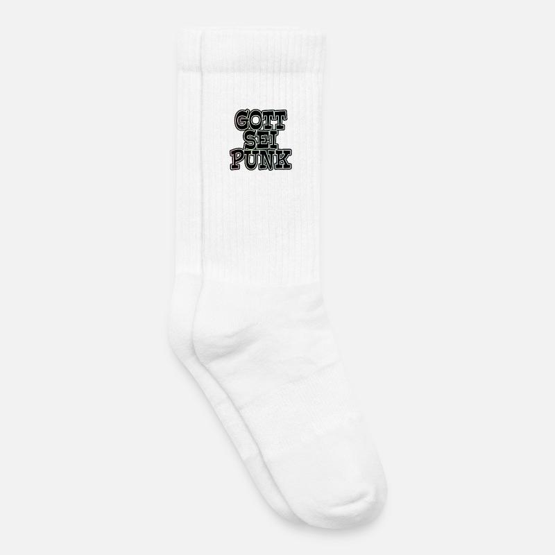 GOT SEI PUNK! - Kinder Tennissocken - Weiß