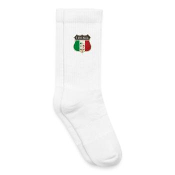 Florence Italie Armoiries Drapeaux Design - Chaussettes de tennis bio enfant - blanc - Droite