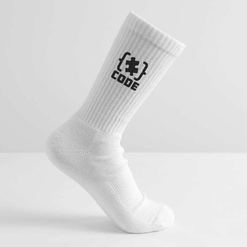 Programmierer Code-Puzzle-Lösung Kinder Tennissocken