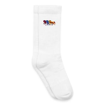 Cool Gallop Chevaux Islandais Cheval Amour Chevaux - Chaussettes de tennis bio enfant - blanc - Droite