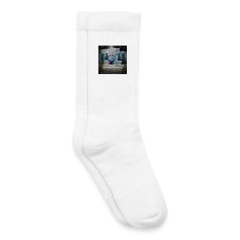 Dans le cocon sur la plage - Chaussettes de tennis bio enfant - blanc - Droite