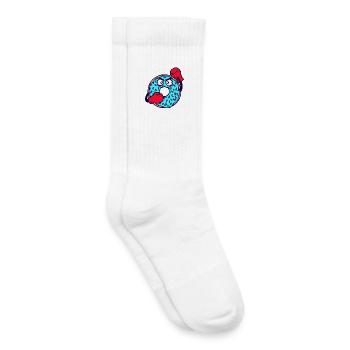 Beignet Bonbons Délicieux Snack Dessert - Chaussettes de tennis bio enfant - blanc - Droite