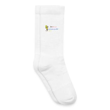 plus que parfait - Chaussettes de tennis bio enfant - blanc - Droite