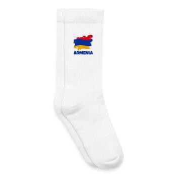 Armenien, Armenien, Armenisch - Kinder Tennissocken - Weiß - Rechts