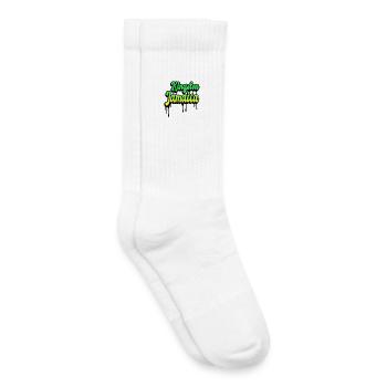Kingston Jamaica Design - Kids Tennis Socks - white - Right