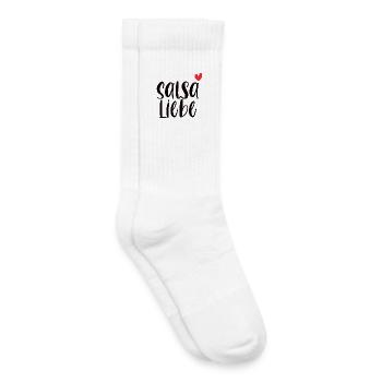 Salsa Liebe! Tänzerin Tänzer tanzen Geschenk - Kinder Tennissocken - Weiß - Rechts