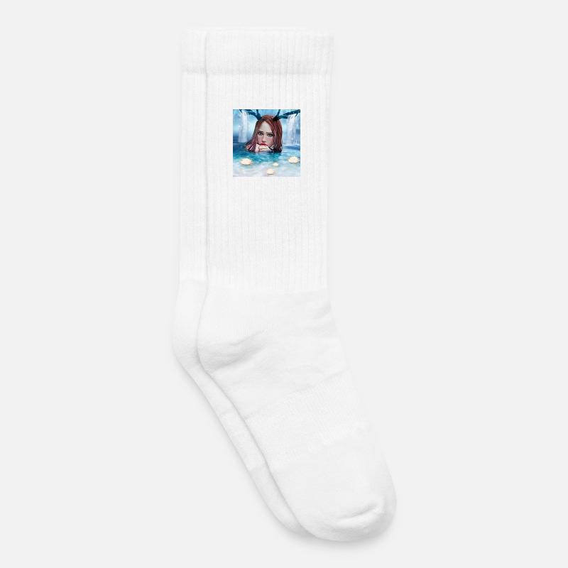 Nymphe - Kinder Tennissocken - Weiß
